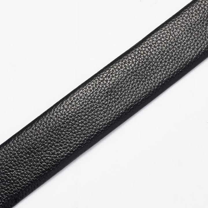Men's Eagle Wings Relief Leather Belt With Hidden Kerosene Lighter - image 1