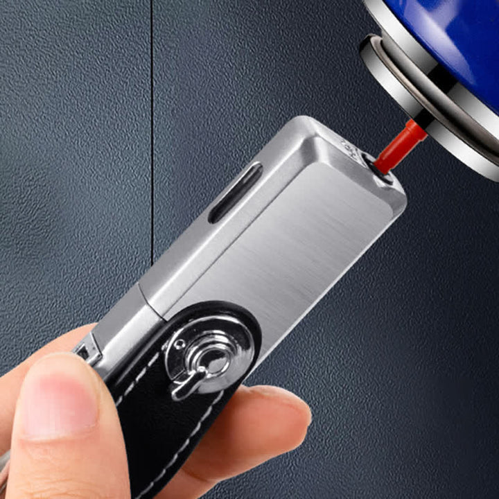 Mini Pendant Keychain Classic Refillable Butane Lighter - image 5