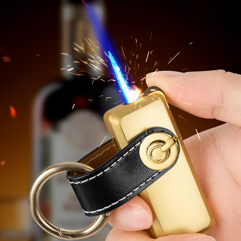 Mini Pendant Keychain Classic Refillable Butane Lighter - image 0