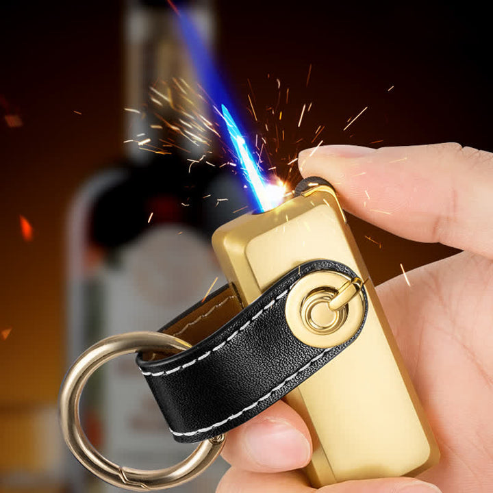Mini Pendant Keychain Classic Refillable Butane Lighter - image 0