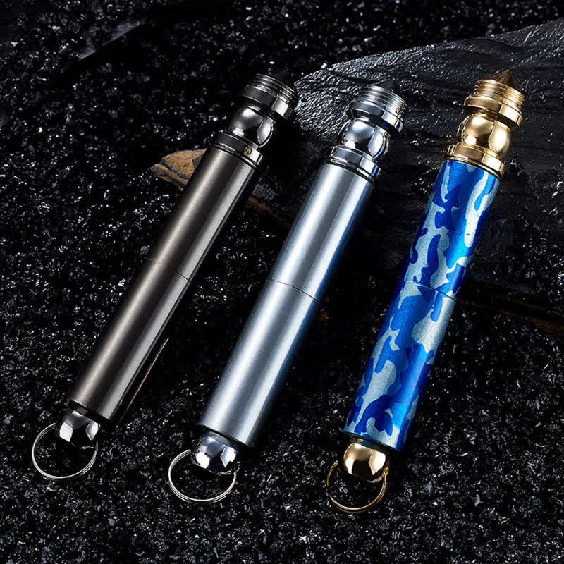 3 in 1 Tactical Emergency Blade Matchstick Oil Lighter - image 1