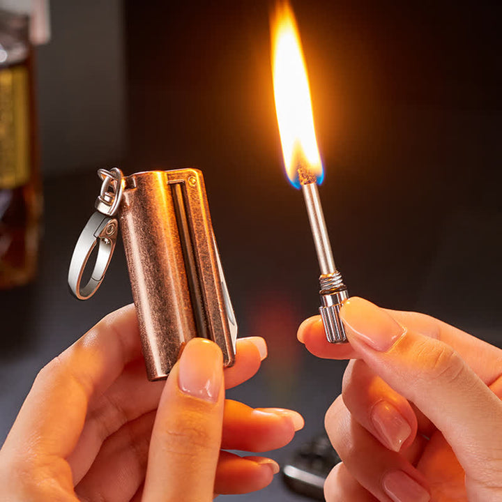 Retro Multi-purpose EDC Tool Matchstick Oil Lighter - image 3