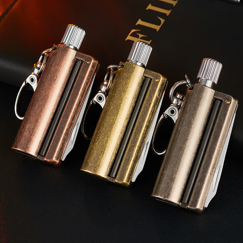 Retro Multi-purpose EDC Tool Matchstick Oil Lighter - image 5