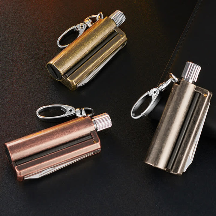 Retro Multi-purpose EDC Tool Matchstick Oil Lighter - image 1