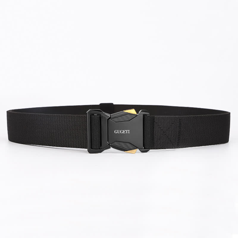 Men's Simple Sport Black Quick Release Nylon Tactical Belt - image 3
