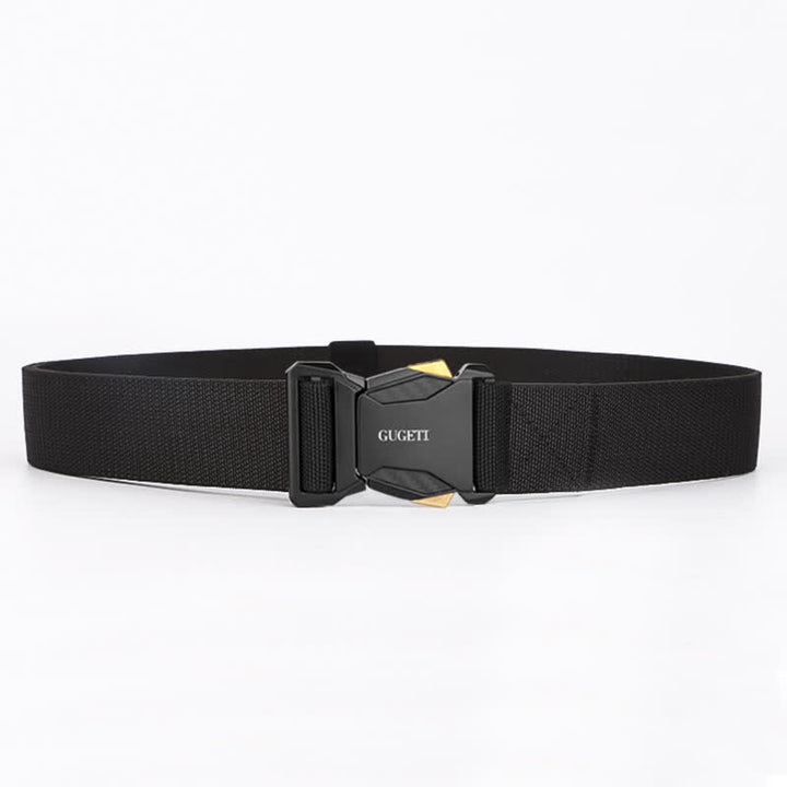 Men's Simple Sport Black Quick Release Nylon Tactical Belt - image 3