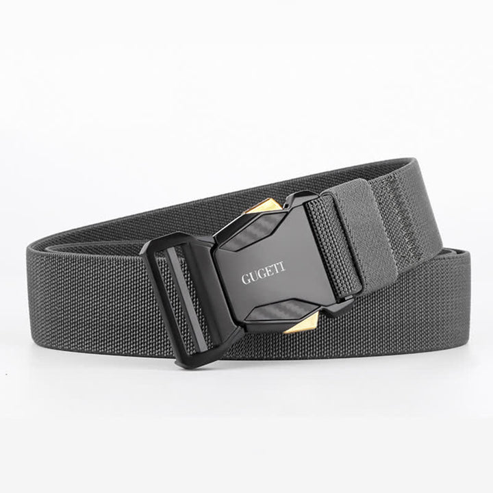 Men's Simple Sport Black Quick Release Nylon Tactical Belt - Dark Gray - 48" (Maximum) - image 7