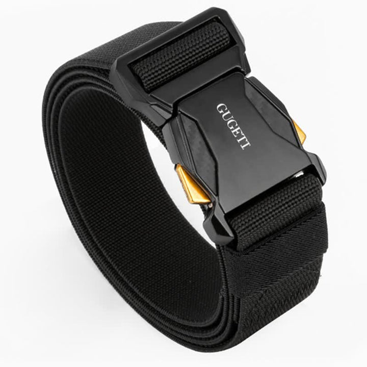 Men's Simple Sport Black Quick Release Nylon Tactical Belt - image 2