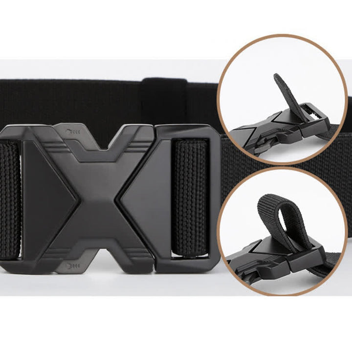 Men's Thick Nylon Tactical Quick Release Buckle Belt - image 7