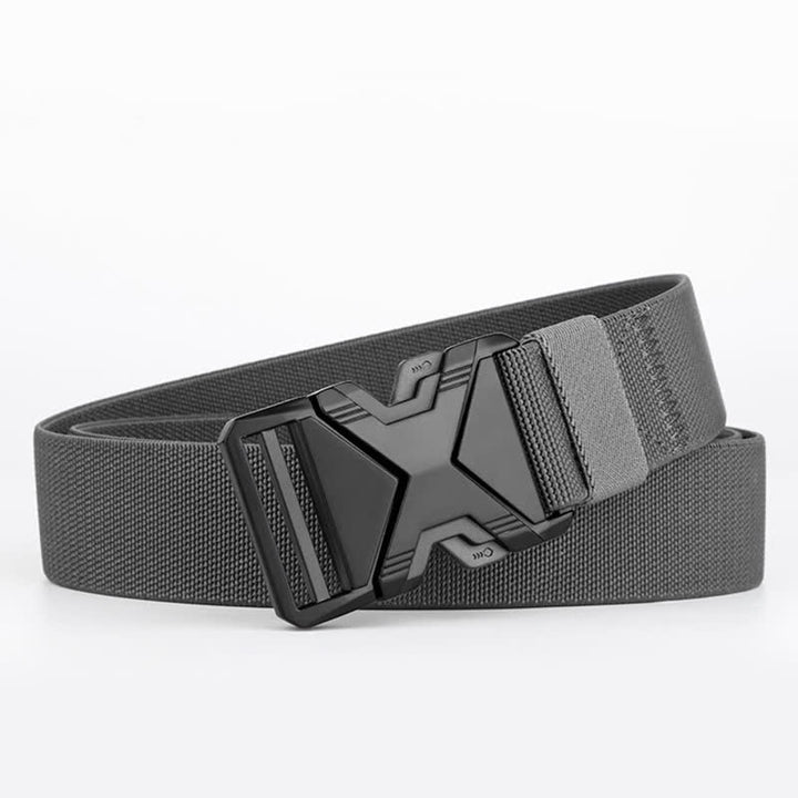Men's Thick Nylon Tactical Quick Release Buckle Belt - Dark Gray - 48" (Full Length) - image 8