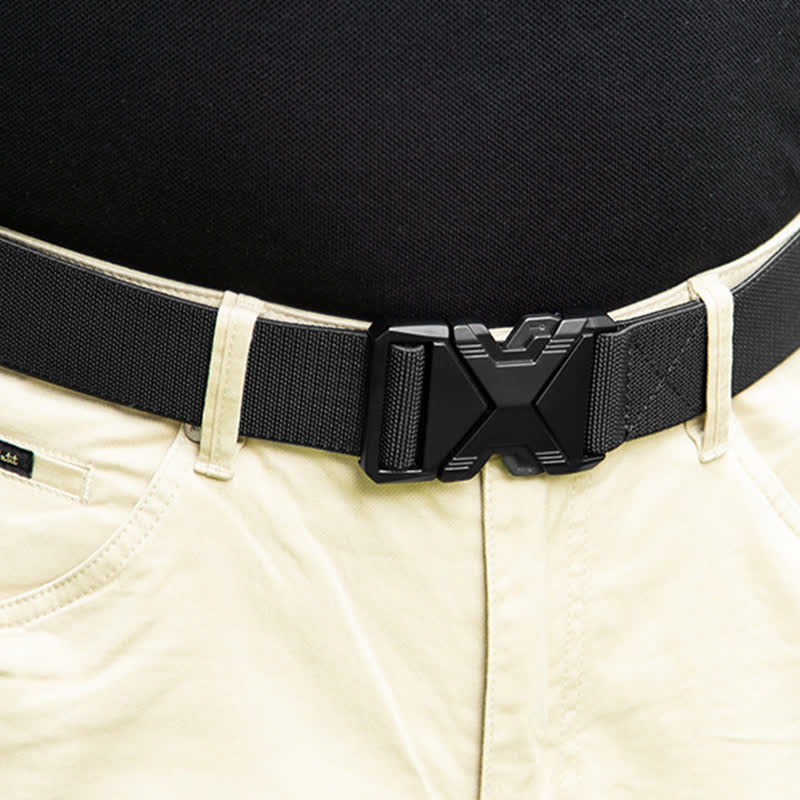 Men's Thick Nylon Tactical Quick Release Buckle Belt - image 2