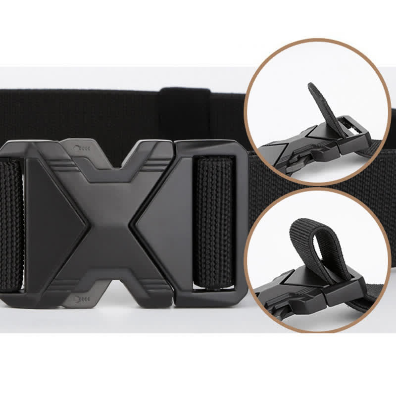 Men's Thick Nylon Tactical Quick Release Buckle Belt - image 7