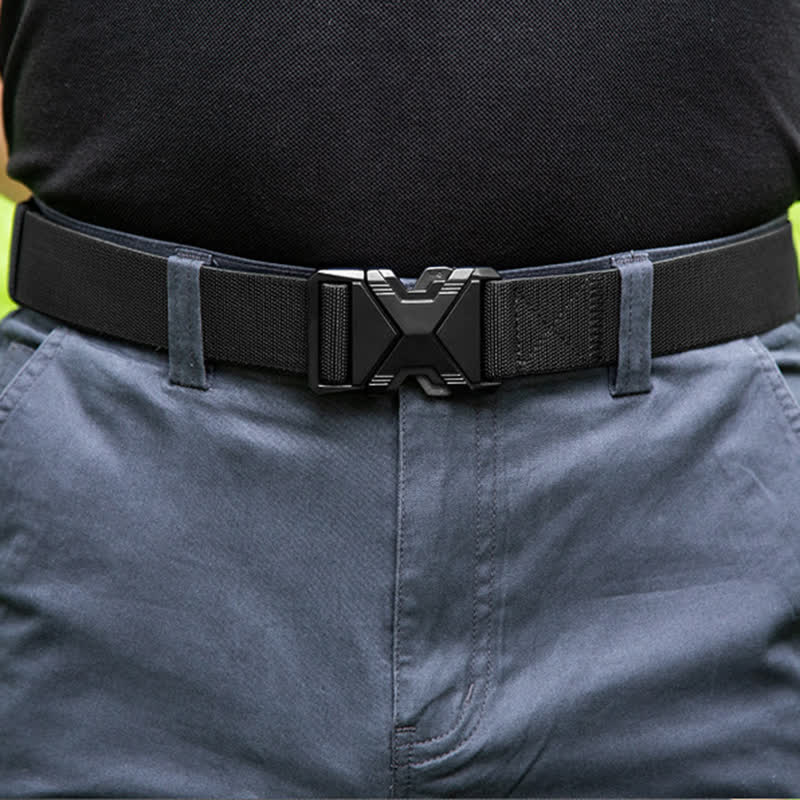 Men's Thick Nylon Tactical Quick Release Buckle Belt - image 1