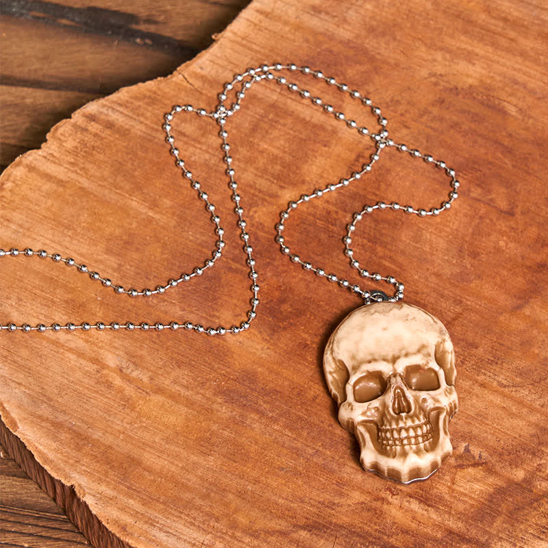 Gold Skull DIY Hidden Knife Belt Buckle Bull Pendant Skull Head Necklace Bundle Set - image 7