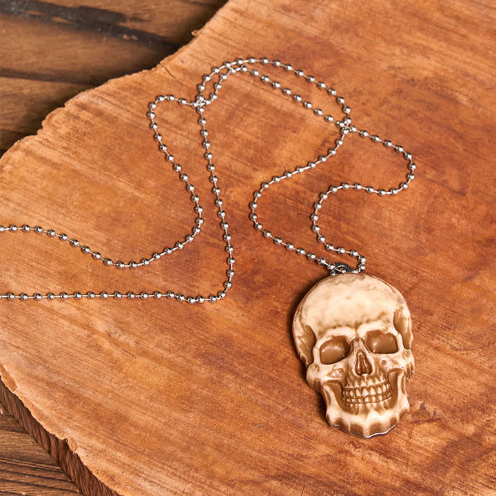 Gold Skull DIY Hidden Knife Belt Buckle Bull Pendant Skull Head Necklace Bundle Set - image 7