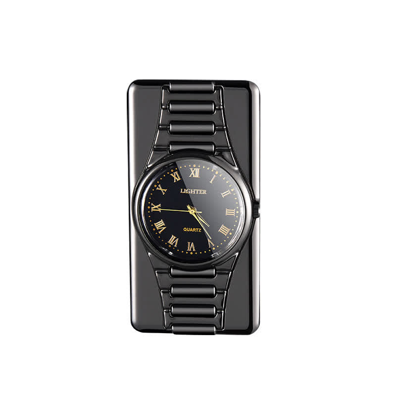 Creative Clock Rechargeable Electric Lighter with USB Cable - image 0