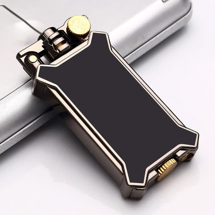 Fashionable Resin Craftsmanship Refillable Kerosene Lighter - Black - image 14