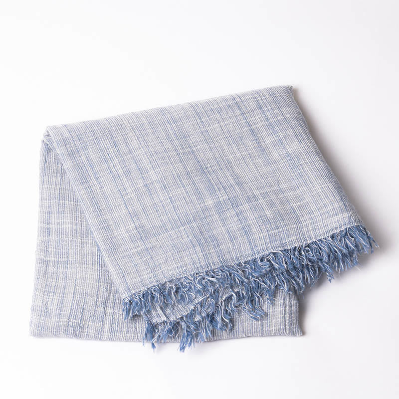 Three-Tone Color Matching Wrinkles Summer Thin Scarf - Style #15 - image 17