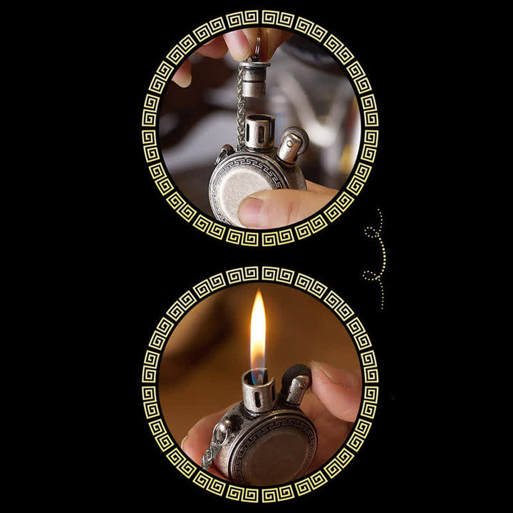 Antique Vintage Rougn Refillable Kerosene Lighter - image 9