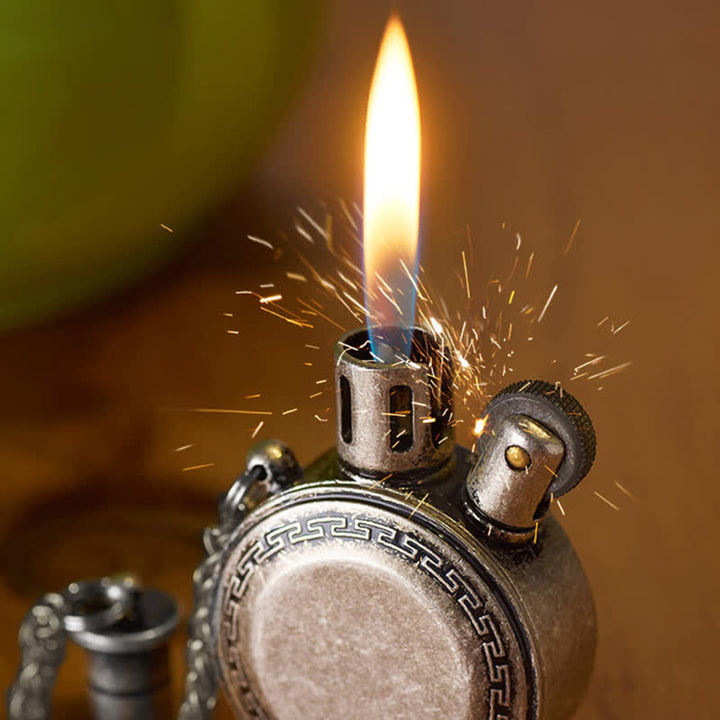 Antique Vintage Rougn Refillable Kerosene Lighter - image 4