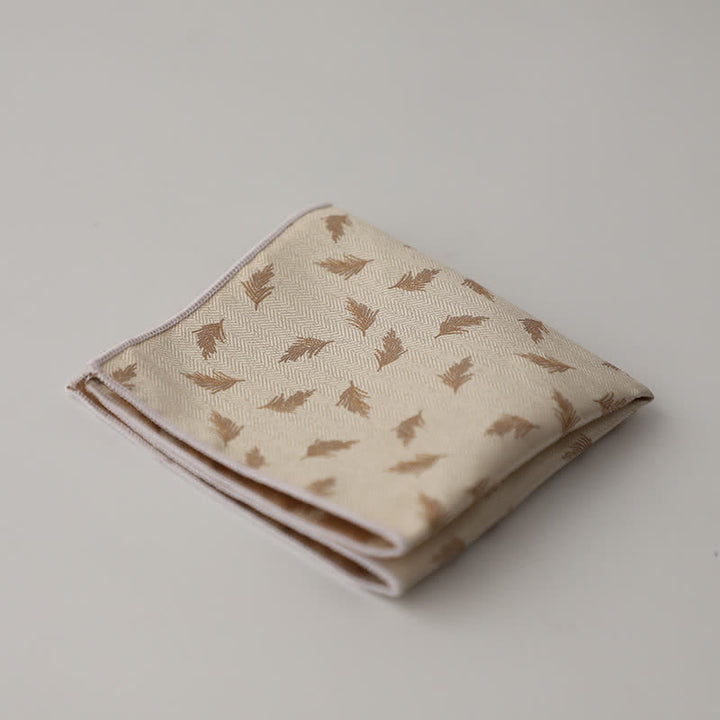 Men's Artsy Floral Leave Pattern Pocket Square - Style #16 - image 19