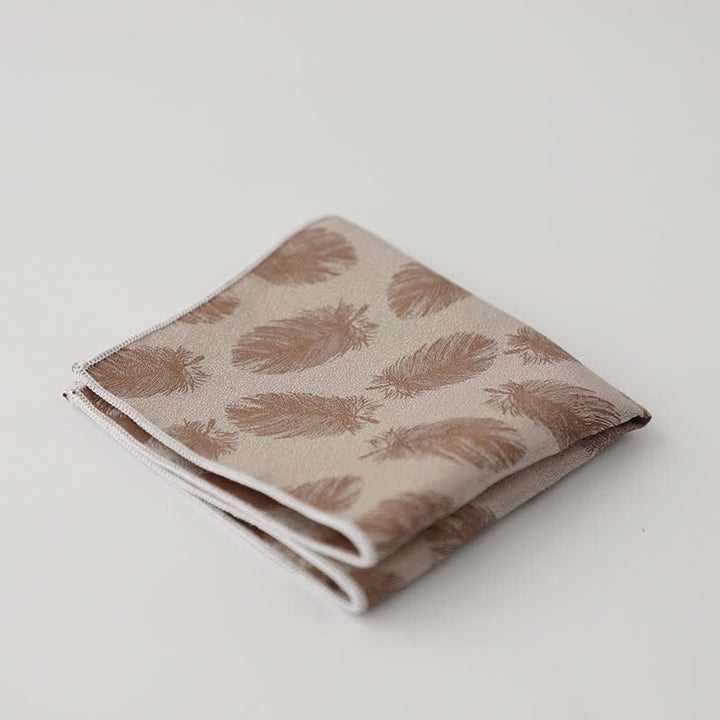 Men's Artsy Floral Leave Pattern Pocket Square - Style #14 - image 17