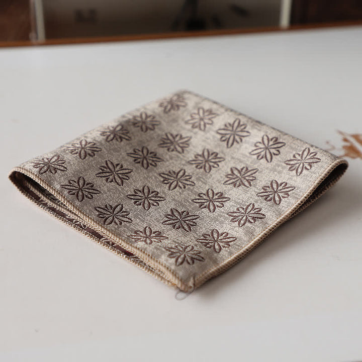 Men's Elagant Retro Flower Pattern Pocket Square - Style #1 - image 1