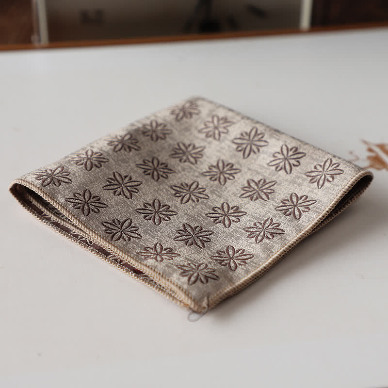 Men's Elagant Retro Flower Pattern Pocket Square - Style #1 - image 1