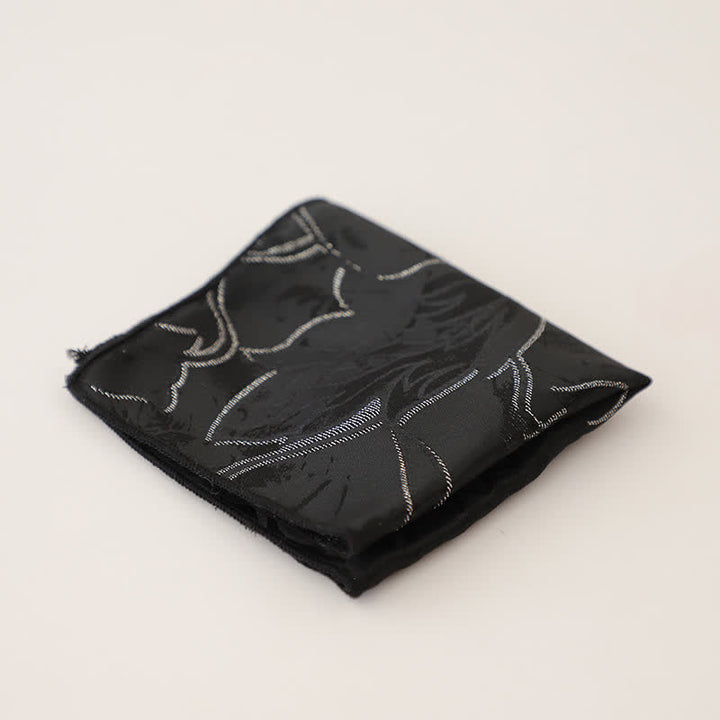 Men's Wonderful Striped Polka Dots Pocket Square - Style #13 - image 16