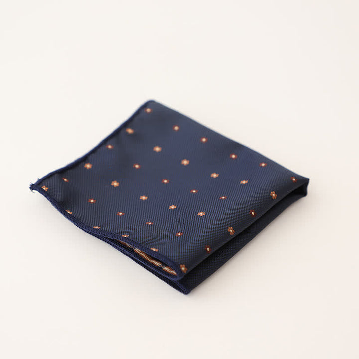 Men's Wonderful Striped Polka Dots Pocket Square - Style #25 - image 28