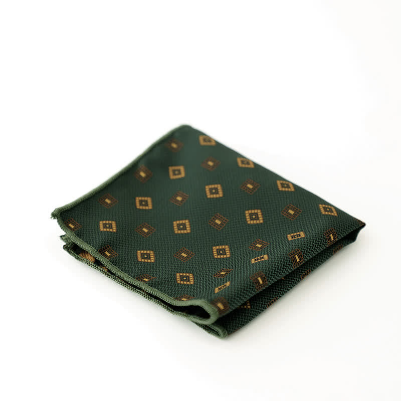 Men's Wonderful Striped Polka Dots Pocket Square - Style #5 - image 8