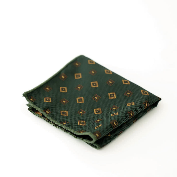 Men's Wonderful Striped Polka Dots Pocket Square - Style #5 - image 8