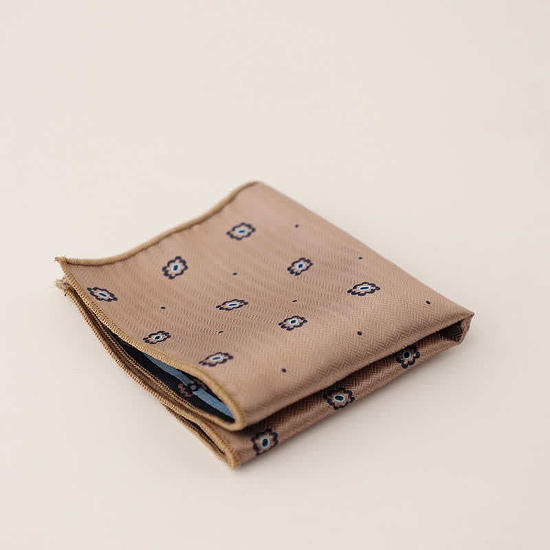 Men's Wonderful Striped Polka Dots Pocket Square - Style #20 - image 23
