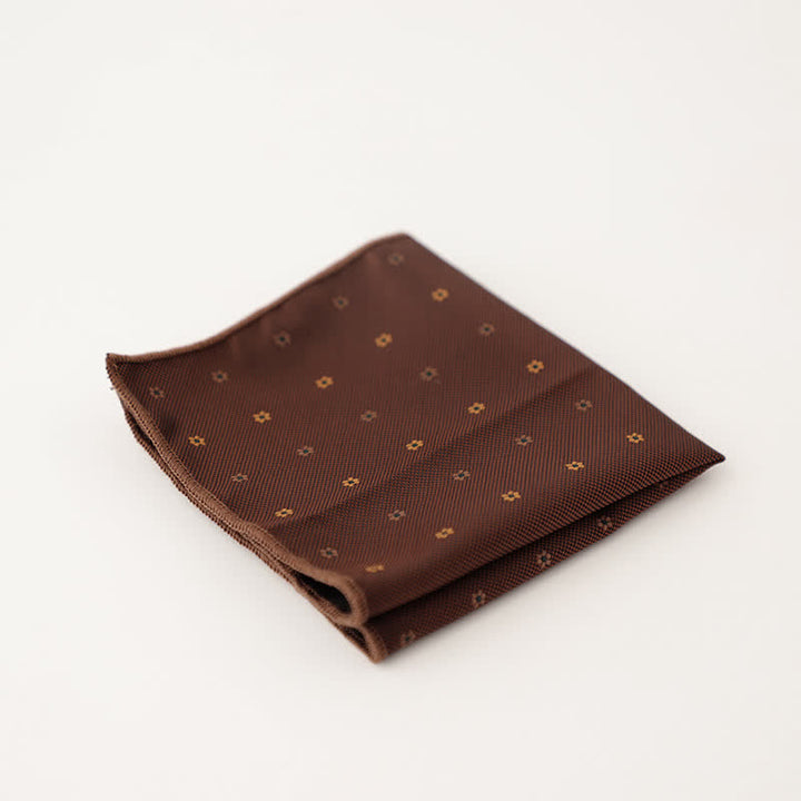 Men's Wonderful Striped Polka Dots Pocket Square - Style #30 - image 33