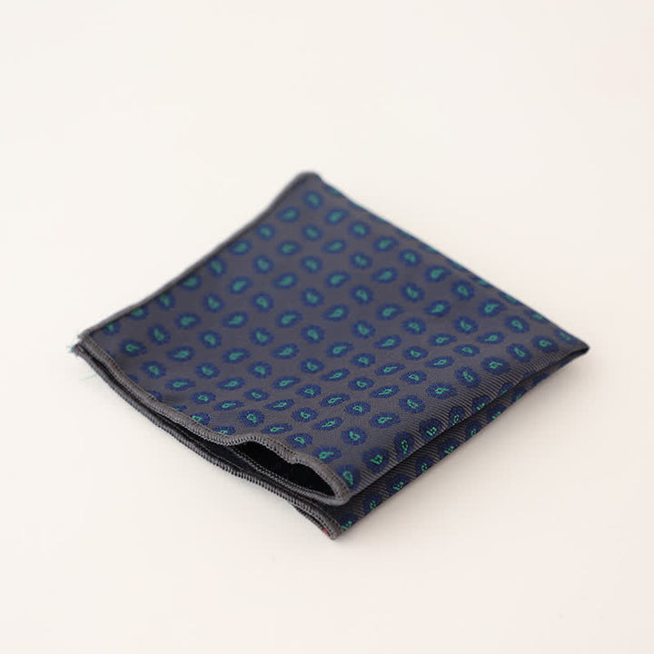 Men's Wonderful Striped Polka Dots Pocket Square - Style #11 - image 14