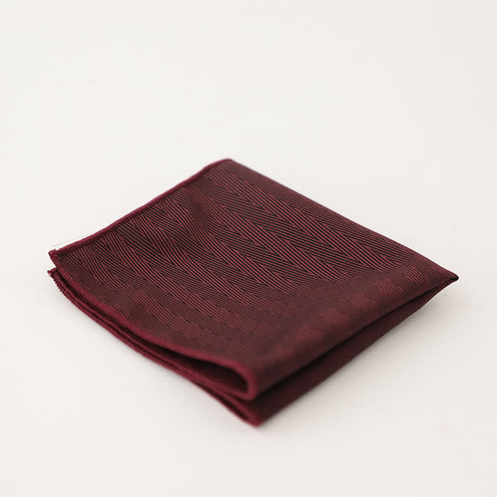 Men's Wonderful Striped Polka Dots Pocket Square - Style #16 - image 19