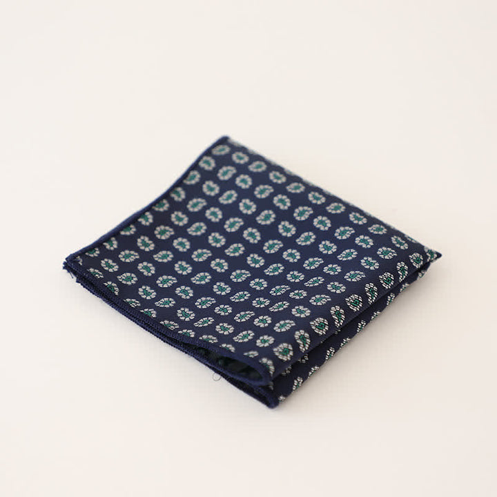Men's Wonderful Striped Polka Dots Pocket Square - Style #23 - image 26