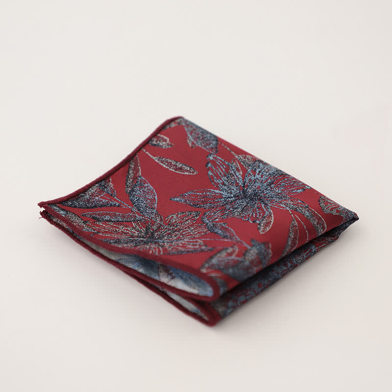Men's Wonderful Striped Polka Dots Pocket Square - Style #9 - image 12