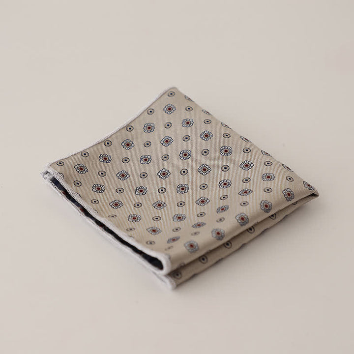 Men's Wonderful Striped Polka Dots Pocket Square - Style #24 - image 27