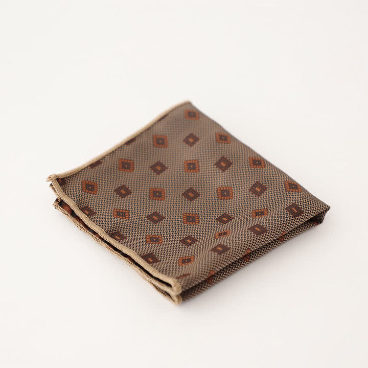 Men's Wonderful Striped Polka Dots Pocket Square - Style #8 - image 11