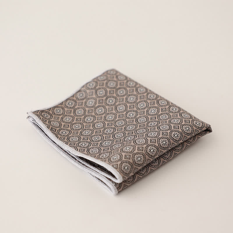 Men's Wonderful Striped Polka Dots Pocket Square - Style #26 - image 29