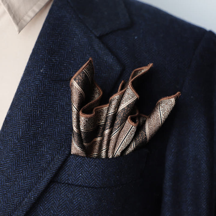 Men's Wonderful Striped Polka Dots Pocket Square - image 3