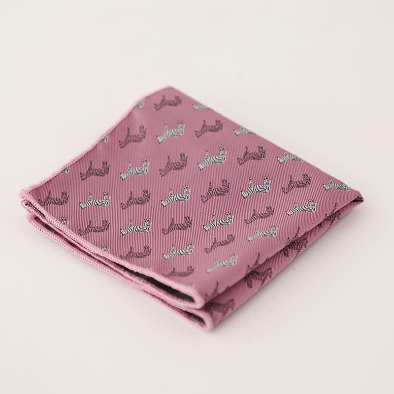 Men's Wonderful Striped Polka Dots Pocket Square - Style #17 - image 20