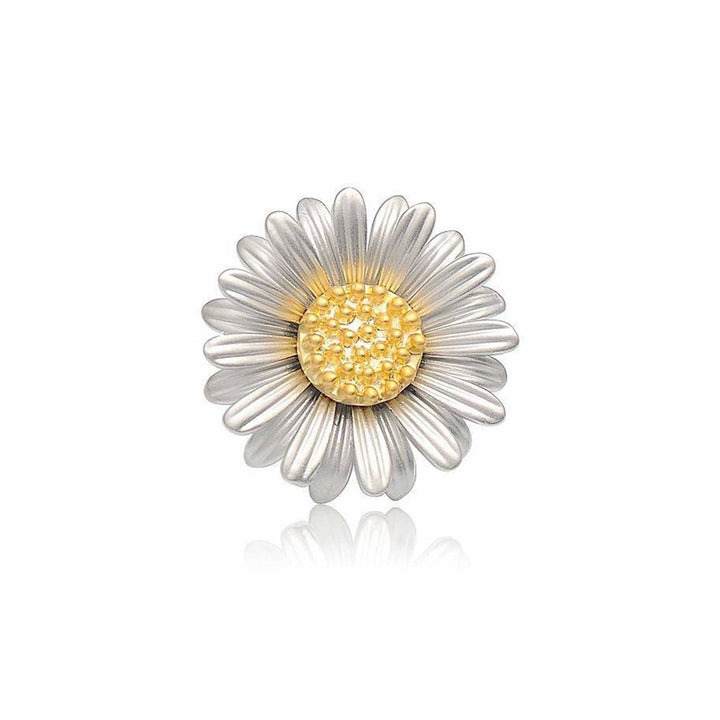 Retro Daisy Brooch Cute Simple Shirt Accessories - image 2