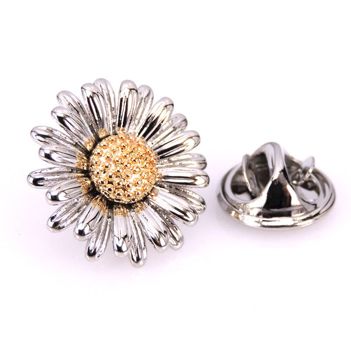Retro Daisy Brooch Cute Simple Shirt Accessories - image 4