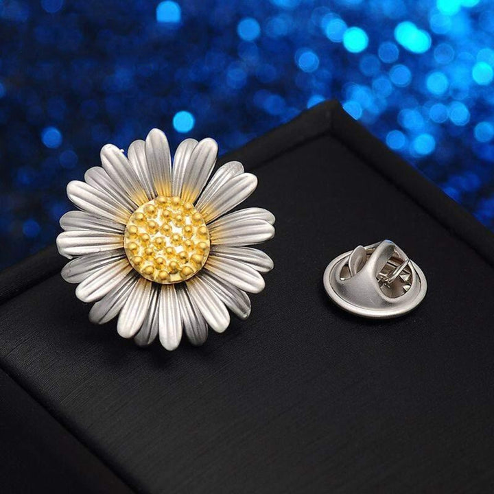 Retro Daisy Brooch Cute Simple Shirt Accessories - Daisy Brooch - image 0