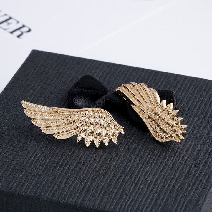 Retro Wings Brooch Gold Silver Shirt Accessories - image 7