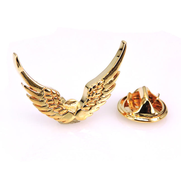 Retro Wings Brooch Gold Silver Shirt Accessories - Gold Wing(1pc) - image 12