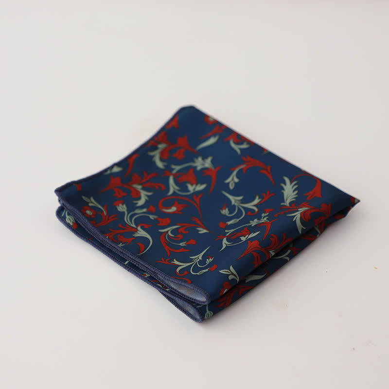 Men's Fnacy Abstract Geometrical Pattern Pocket Square - Style #30 - image 33