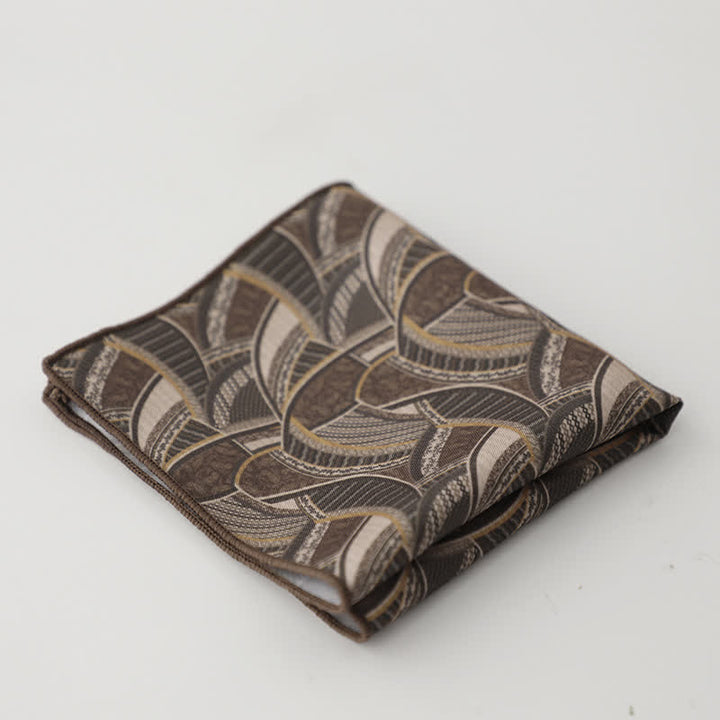 Men's Fnacy Abstract Geometrical Pattern Pocket Square - Style #1 - image 1